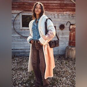 free people acadia duster sweatshirt